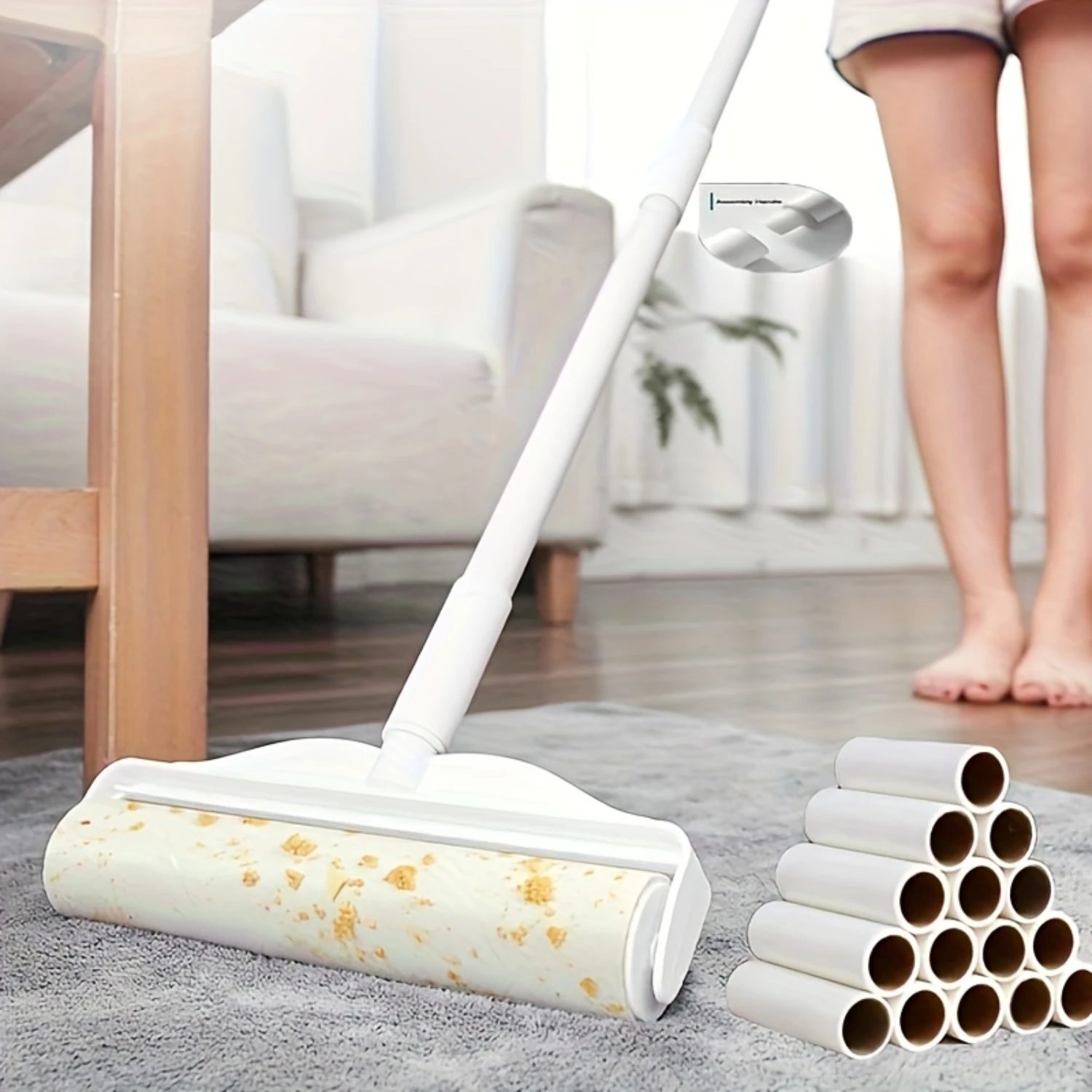 

Lint Roller Set - Extra Sticky Pet Hair Remover for Carpet and Clothes