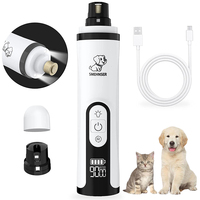 Electric Dog Nail Clippers for Dog Nail Grinders Rechargeable USB Charging Pet Quiet Cat Paws Nail Grooming Trimmer Tools