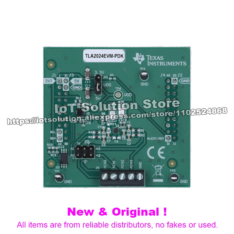 TLA2024EVM-PDK TLA2024 12-bit, 4-channel, delta-sigma ADC with VREF, oscillator, PGA and I2C evaluation module TLA2024EVM PDK