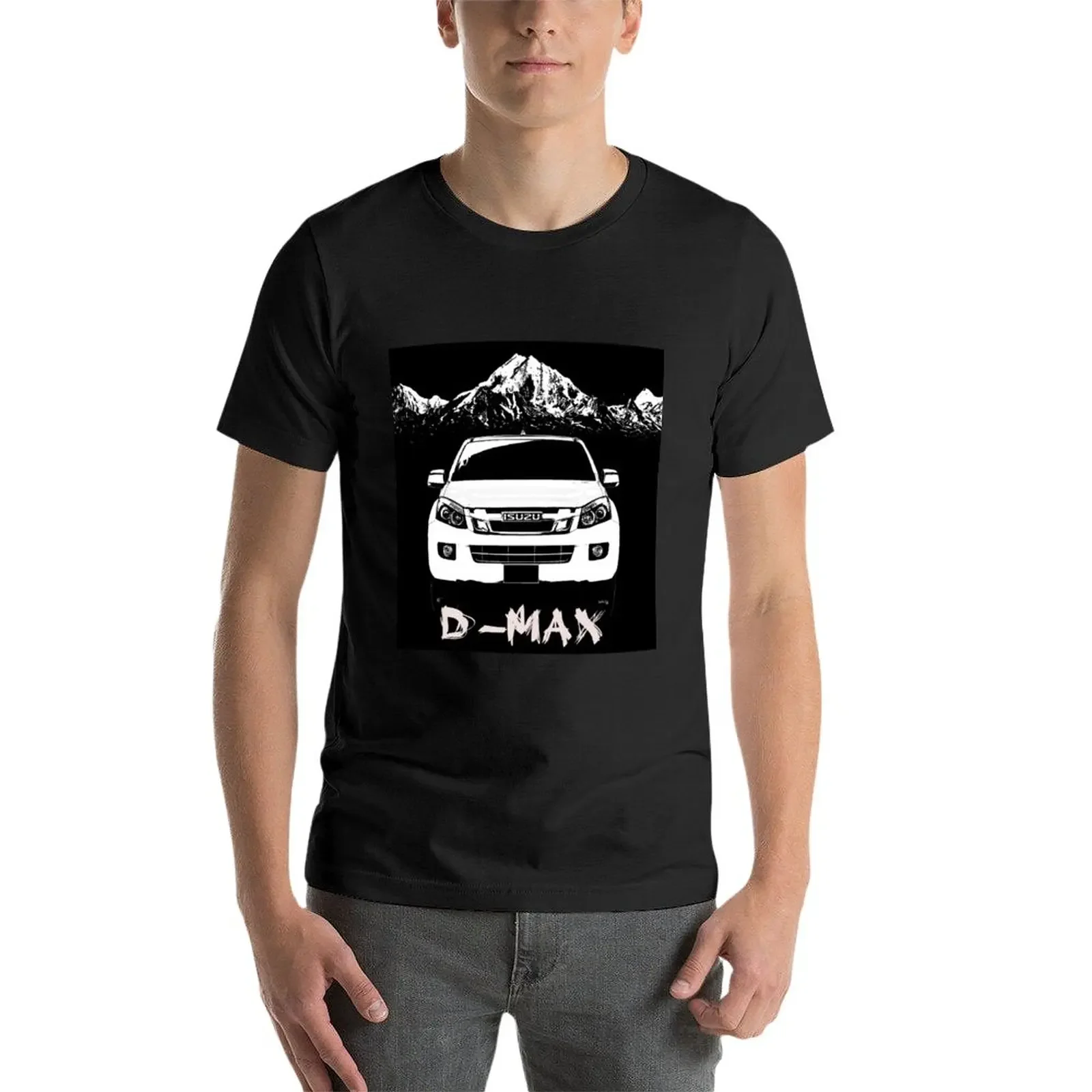 T-shirt D max isuzu 4wd w dużych rozmiarach nowe wydanie ubrania anime t-shirty dla mężczyzn