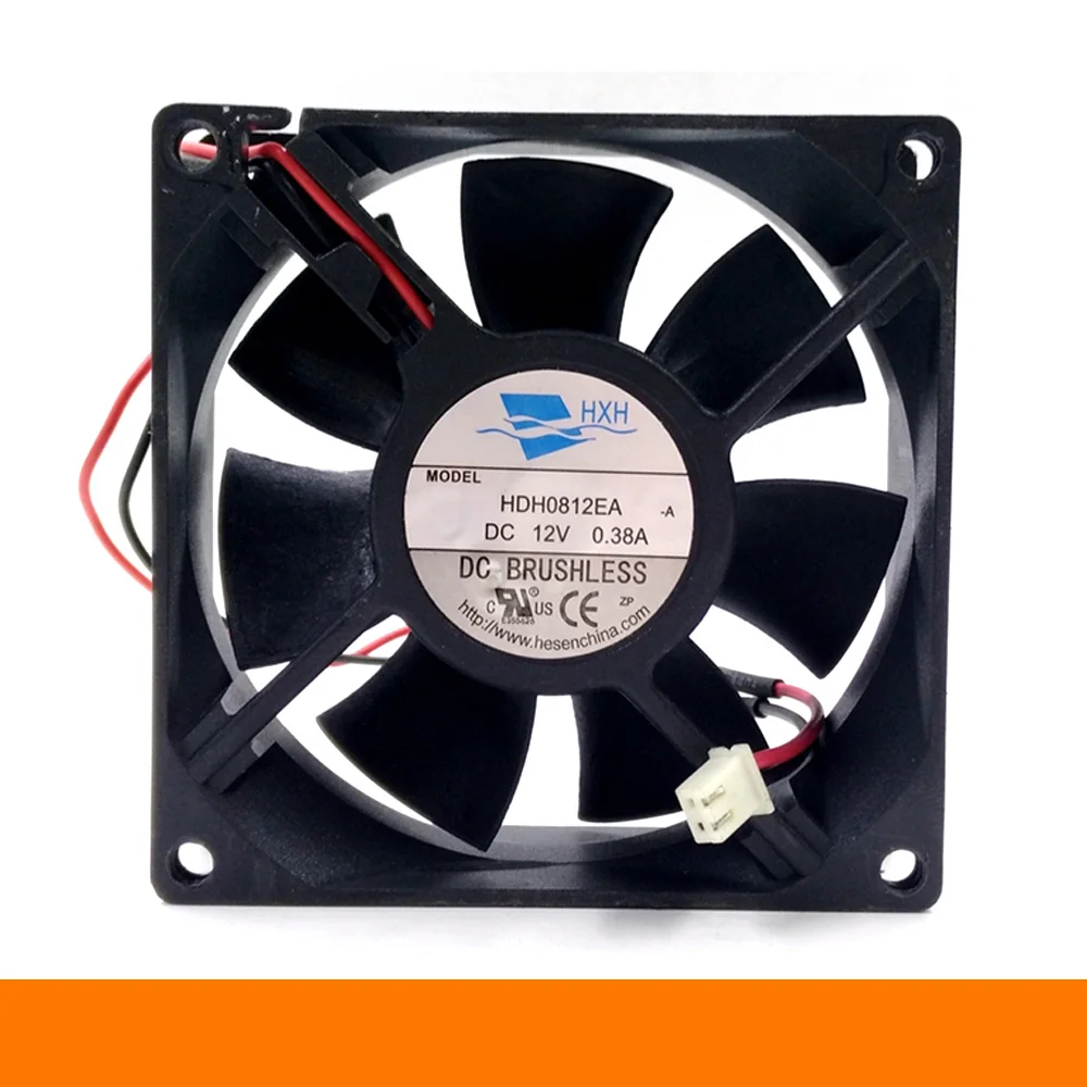 80mm High Speed Fan For HDH0812EA -A 12V 0.38A 8025 Large Air Flow Volume 8CM