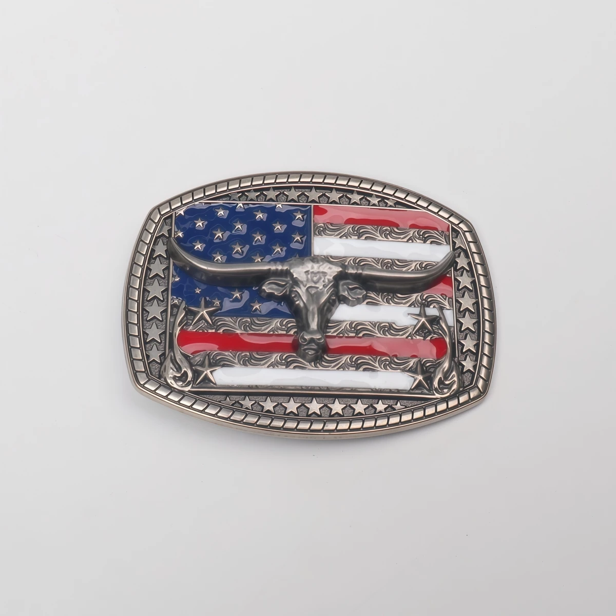 1 piece  Belt buckle  Metal relief buckle  Western cowboy style belt buckle