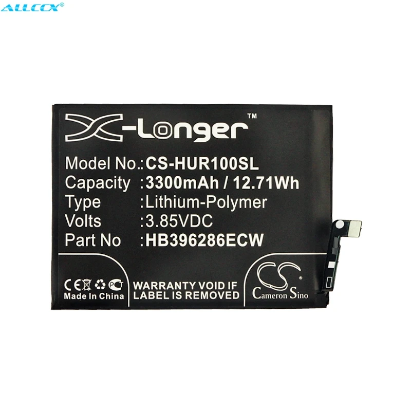 Cameron Sino 3300mAh Battery HB396286ECW for Huawei Enjoy 9S, Honor 10 Lite, HRY-AL00, HRY-TL00, POT-L21,POT-L23,POT-LX1,POT-LX3