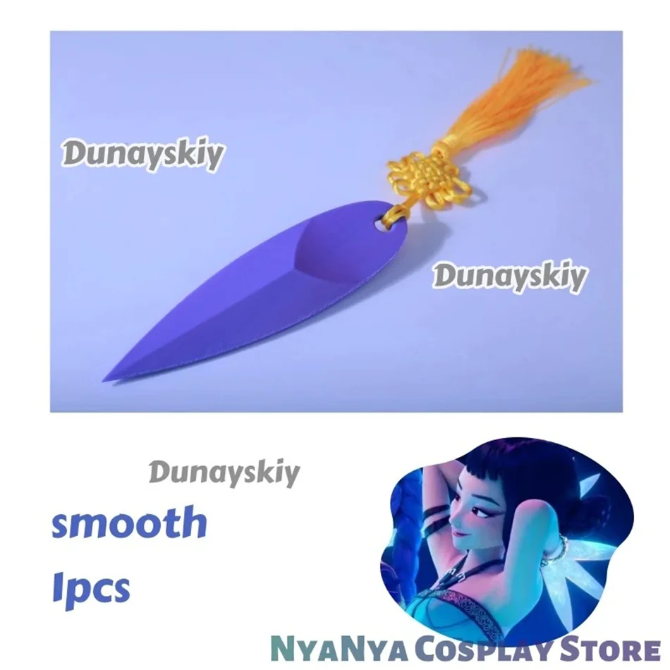 أنيمي تأثيري الدعامة زوي KPop هنتر زوي الأسلحة رمي سكين شيطان هنتر لجميع القديسين اكسسوارات الحفلات الفتيات #4