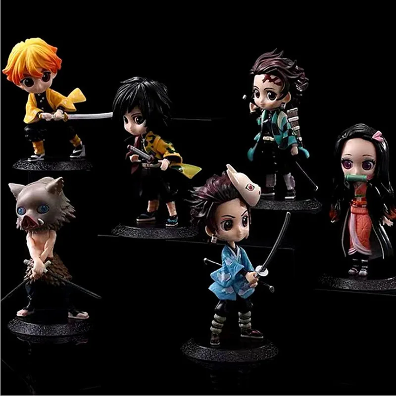 

Demon Slayer Anime Pvc Collectible Figures 6 Styles Realistic Kitchen Door Yoriha Decorative Items Solid Cartoon Acg Statues