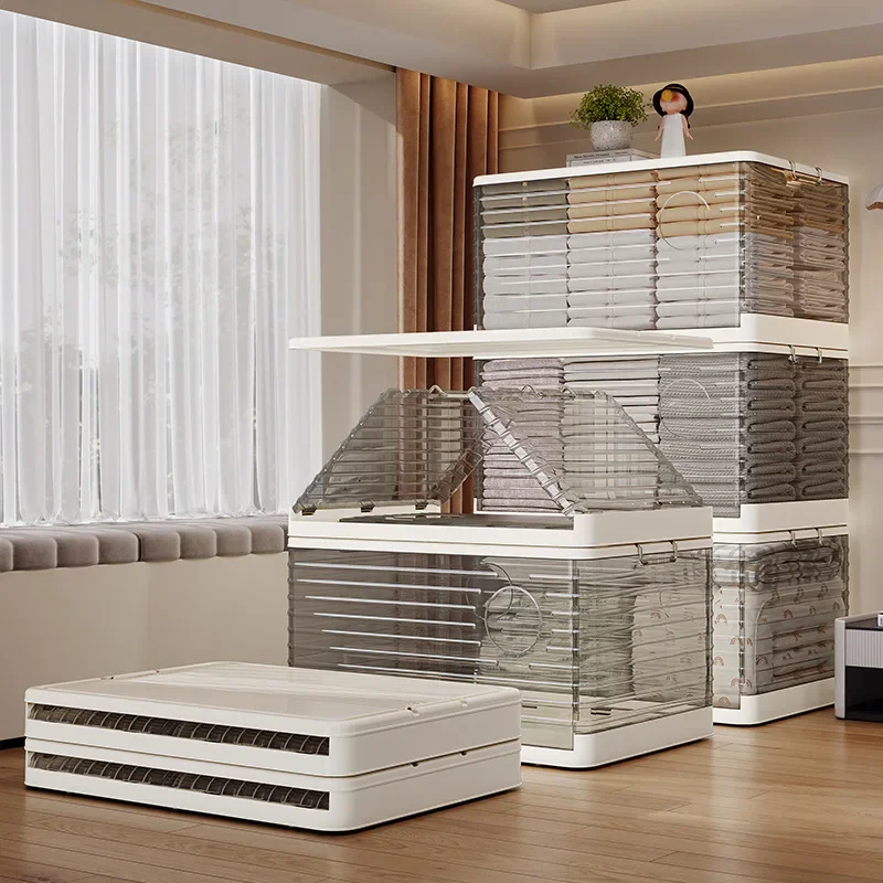 

Large Size and Various Specifications for Seasonal Clothing, Blankets, and Plastic Storage and Folding Container organizers