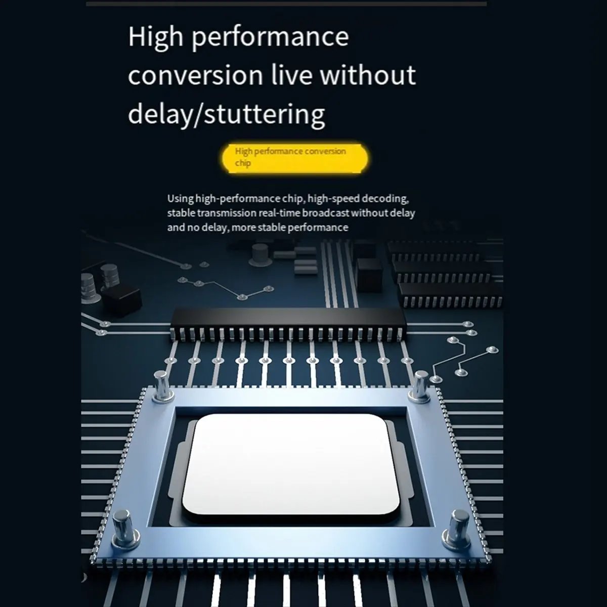 

OK 4K HDMI-Compatible Video Capture Card, USB3.0 1080P 60FPS Video Recorder Card for Streaming Gaming and Broadcasting
