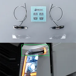 RC Model Turn Signal Lamp Chin Side Light for 1/14 Tamiya RC Truck Car VOLVO FH16 750 56360 Diy Parts Toys