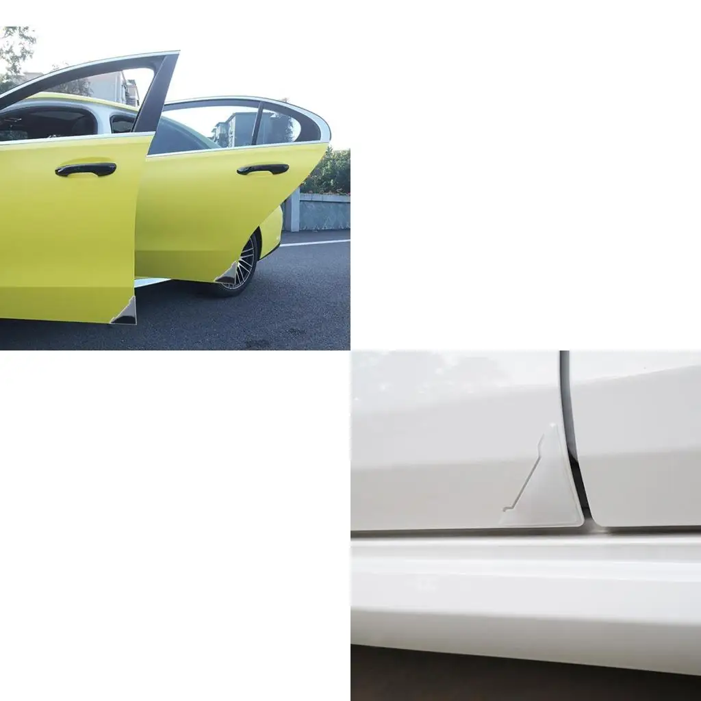 Car Door Corner Silicone Cover 90 Degree Auto Bumper Antiscratch Protector