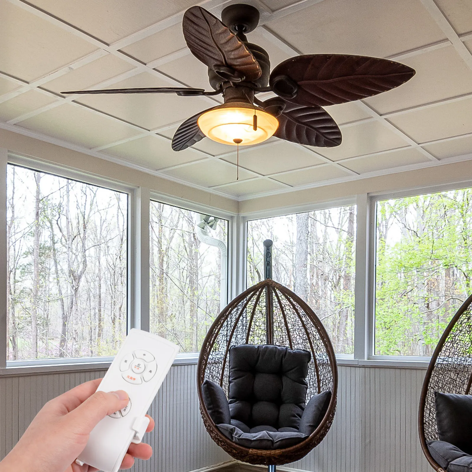 Ceiling Fan Remote Control Kit Universal Timing Switch Wireless Fan Controller Lamp Degree Sensing Practical