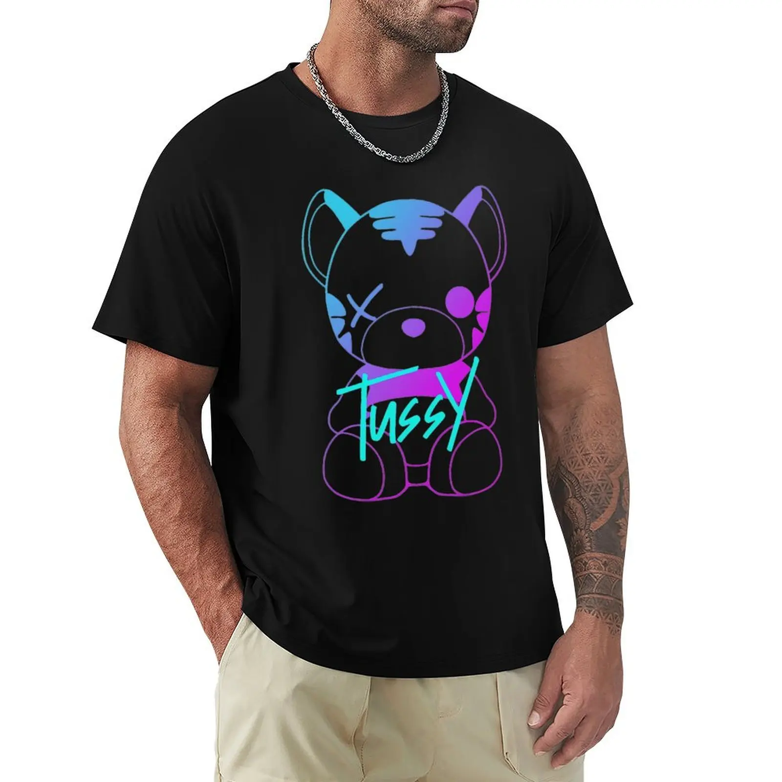 Tussy Games 1 T-Shirt graphic t shirts oversizeds T-shirt men