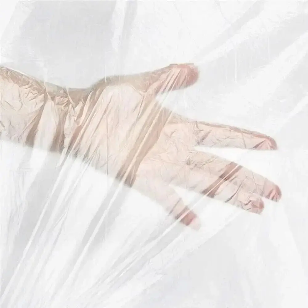 100pcs/Pack Transparent Disposable Plastic Sheets PVC Material Waterproof Film Disposable Bed Sheets Bath Bags