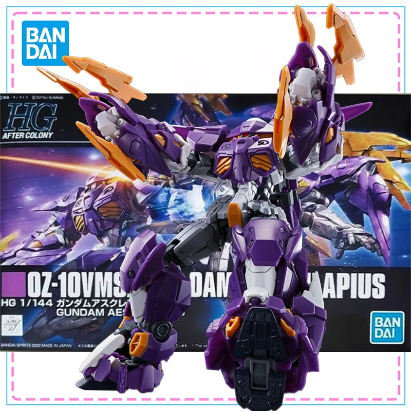 

Bandai HGUC 1/144 Aesculapius Gundam Anime Action Figure Genuine Gundam Model Kit Collection Assembly Model for Toys Gifts