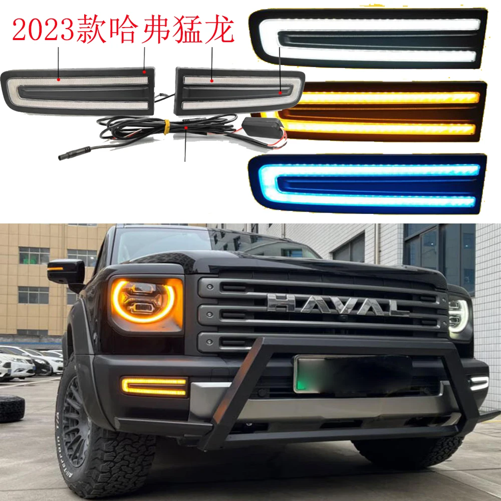 

car accessories bumper head light Hover B26 daytime light 2023~2024y HAVAL Reflector LED Greatwall fog headlamp fog lamp