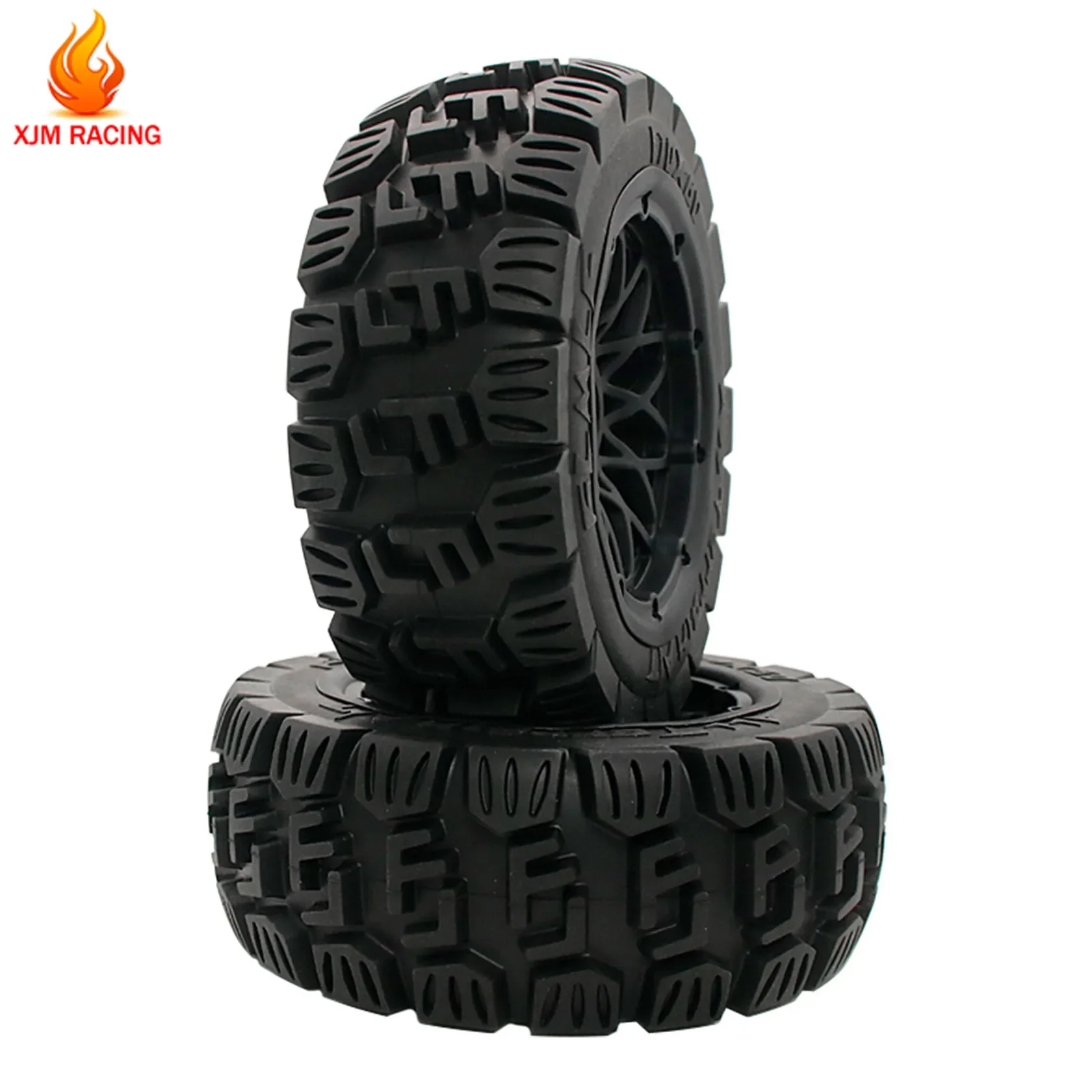 High Quality All Terrain Super Wear-resistant Tires 24mm Hex Hub for 1/5 Hpi Rovan Rofun Kingmotor Baja 5b Ss Buggy Rc Car Parts