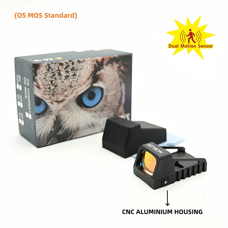 التكتيكية NOBLEX NV OS المدمجة ريد دوت البصر 1x23 ل Glock MOS 4 MOA رؤى منعكس مع كثافة نقطة حمراء متوازية الحرة