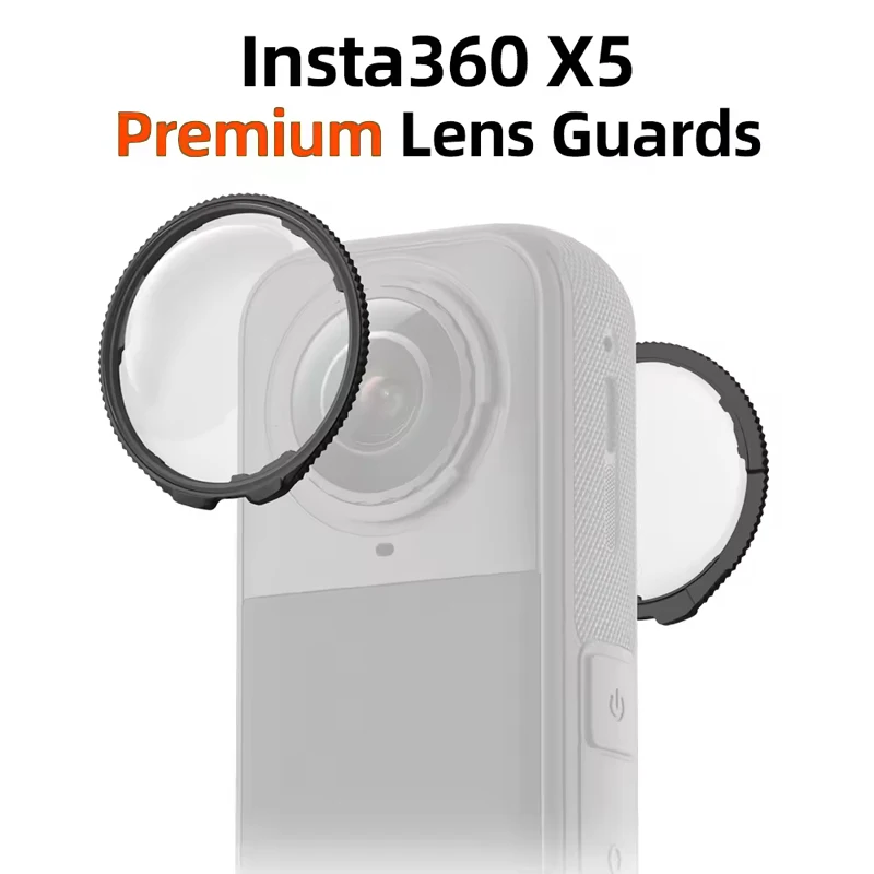 

Premium Lens Guards for Insta360 X5, Optical Glass Camera Lens Protector - Insta 360 X5 Scratch-resistant Accessories