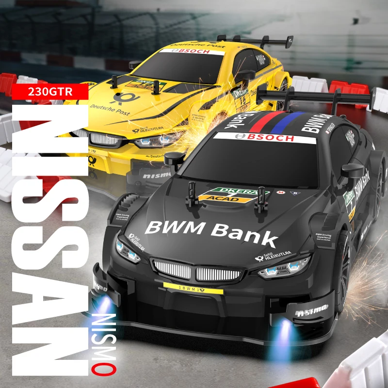 

High Speed 2.4G 1/16 Four-wheel Drive Drift Remote Control Car Quality 4*4 Drive 30km CVT RC Car Toy Gifts