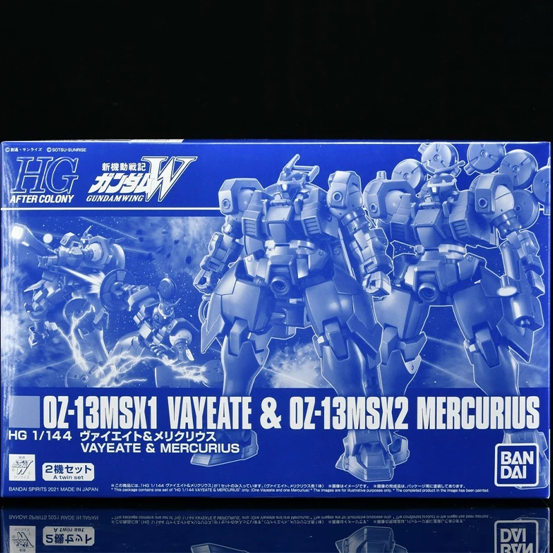 In Stock Genuine Original BANDAI HGUC OZ-13MSX1 VAYEATE & OZ-13MSX2 MERCURIUS Action Anime Figure Collectible Model Dolls Gifts