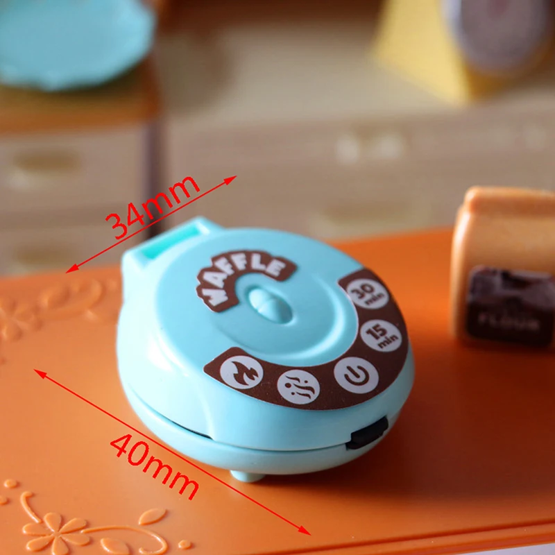 Doll House Kitchen Mini Toaster Pocket Electric Oven Toy Miniature Toy Model