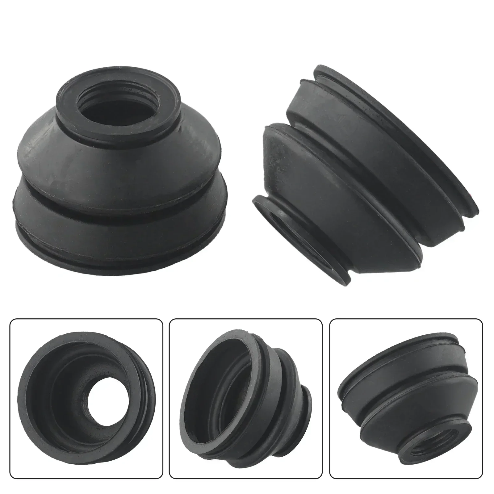 

2X Dust Boot Covers Rubber Track Rod End And Ball Joint Boots Black Ball Joints Car Accessories Suspension Steering Dust Cover