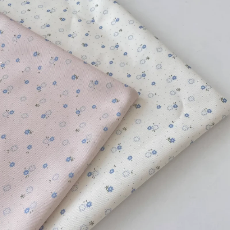 

floral white pink polyester fabric for dresses, tablecloths, curtains, diy handcrafted fabrics