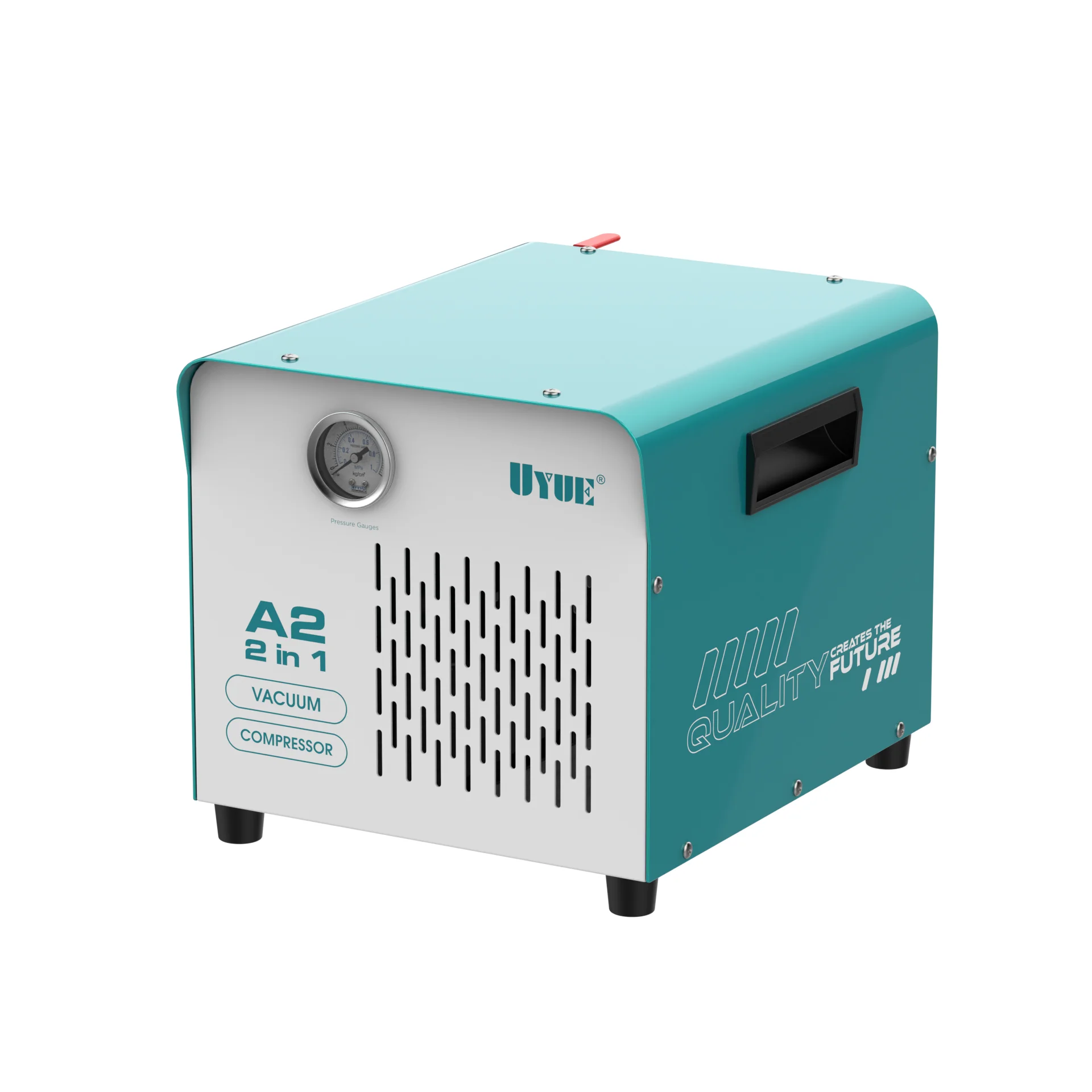 UYUE A2 スマートフォン画面修理ツール 600W 真空ポンプコンプレッサー OLEDラミネーション脱泡用 110V/220V