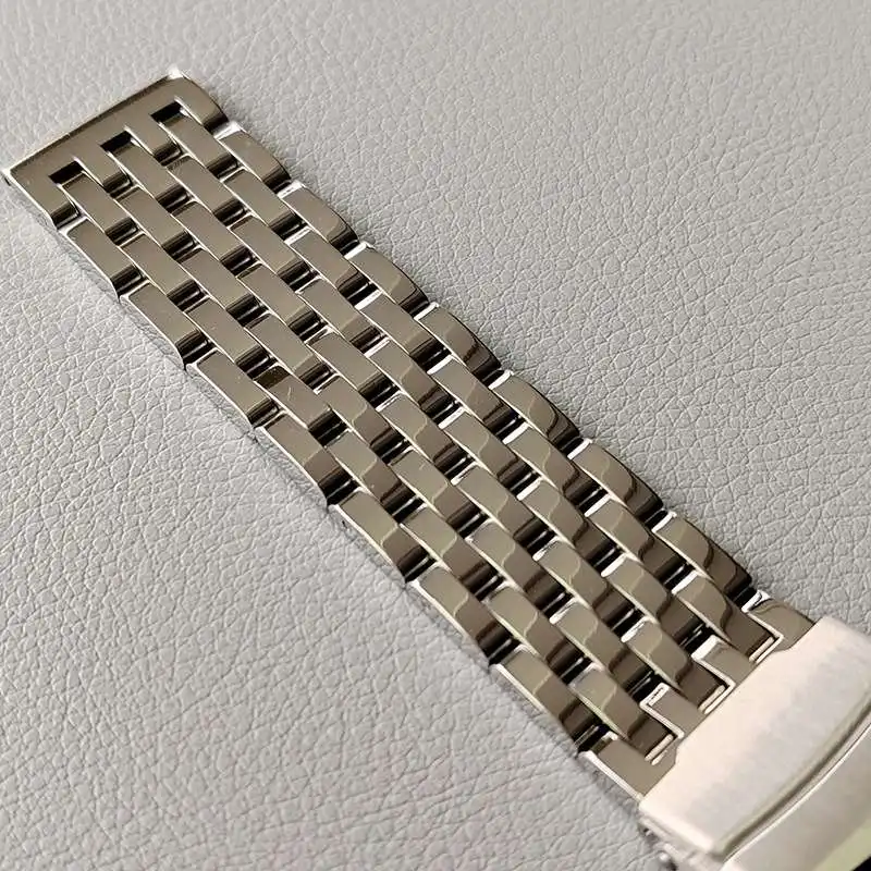 20mm 22mm stainless steel Jubilee Straight End Watch Band Strap Bracelet Fit For SEIKO TISSOT CASIO OMEGA TIMEX Universary Watch