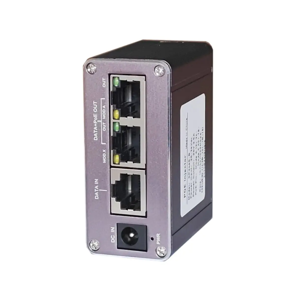 618 Mega Sale For Mikrotik and Ubiquiti Compatible Gigabit Industrial MINI POE Injector 48V 60W Output Mode