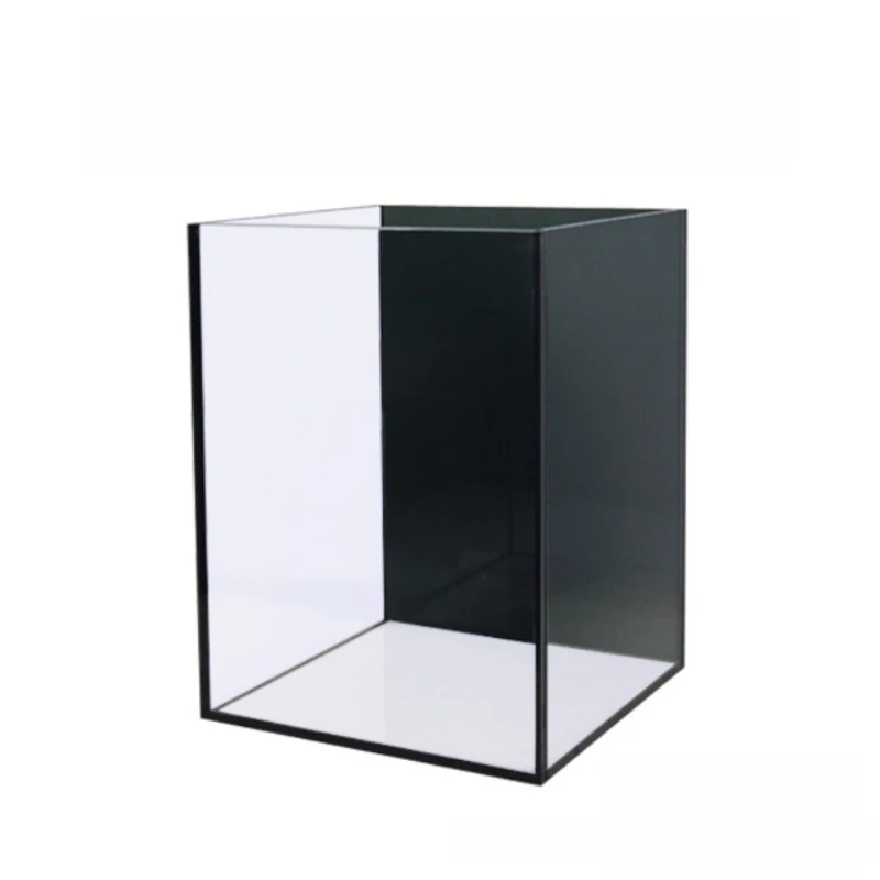 

fish tank, ultra-white glass tank, transparent desktop small fish tank