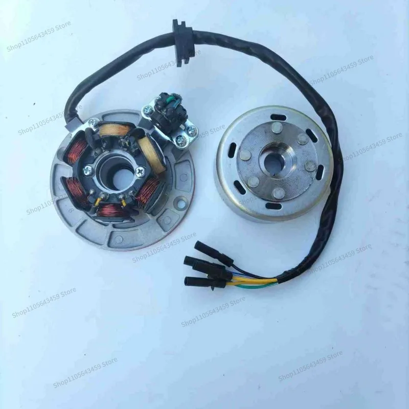 For Off-Road Motorcycle Parts Magneto Coil Stator Rotor YX160 High Speed Motor 160 Parts
