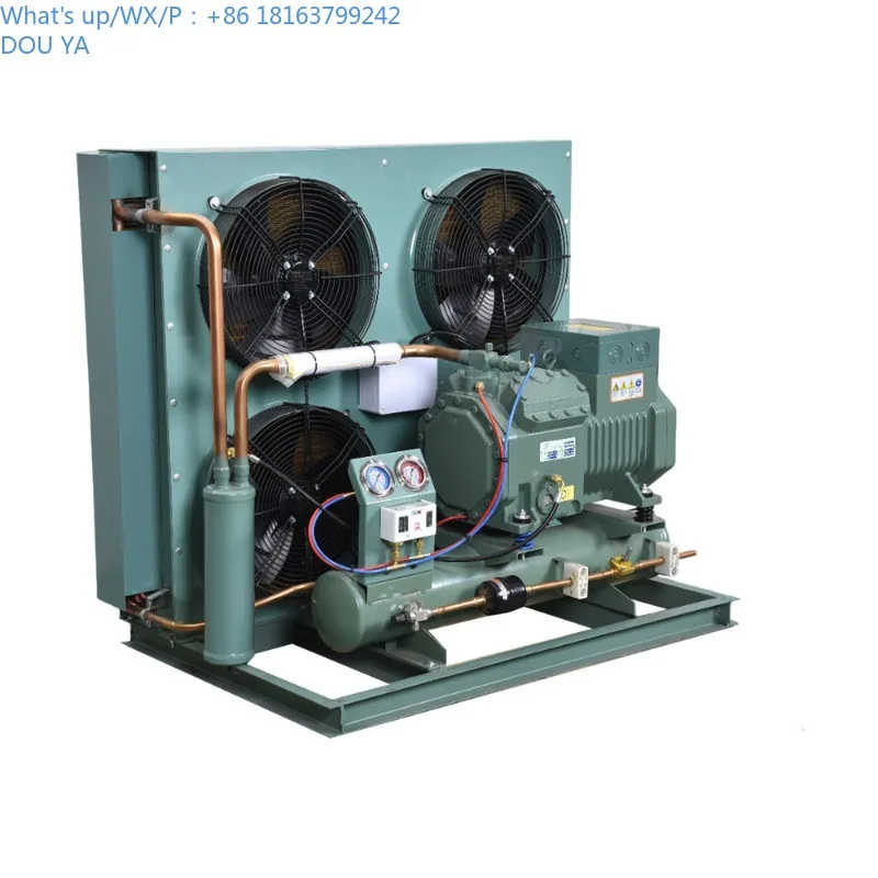 2026 Ruitong Factory Professional Energy Saving Refrigeration Equipment Semi Hermetic Bitzer Compressor Condensing Unit