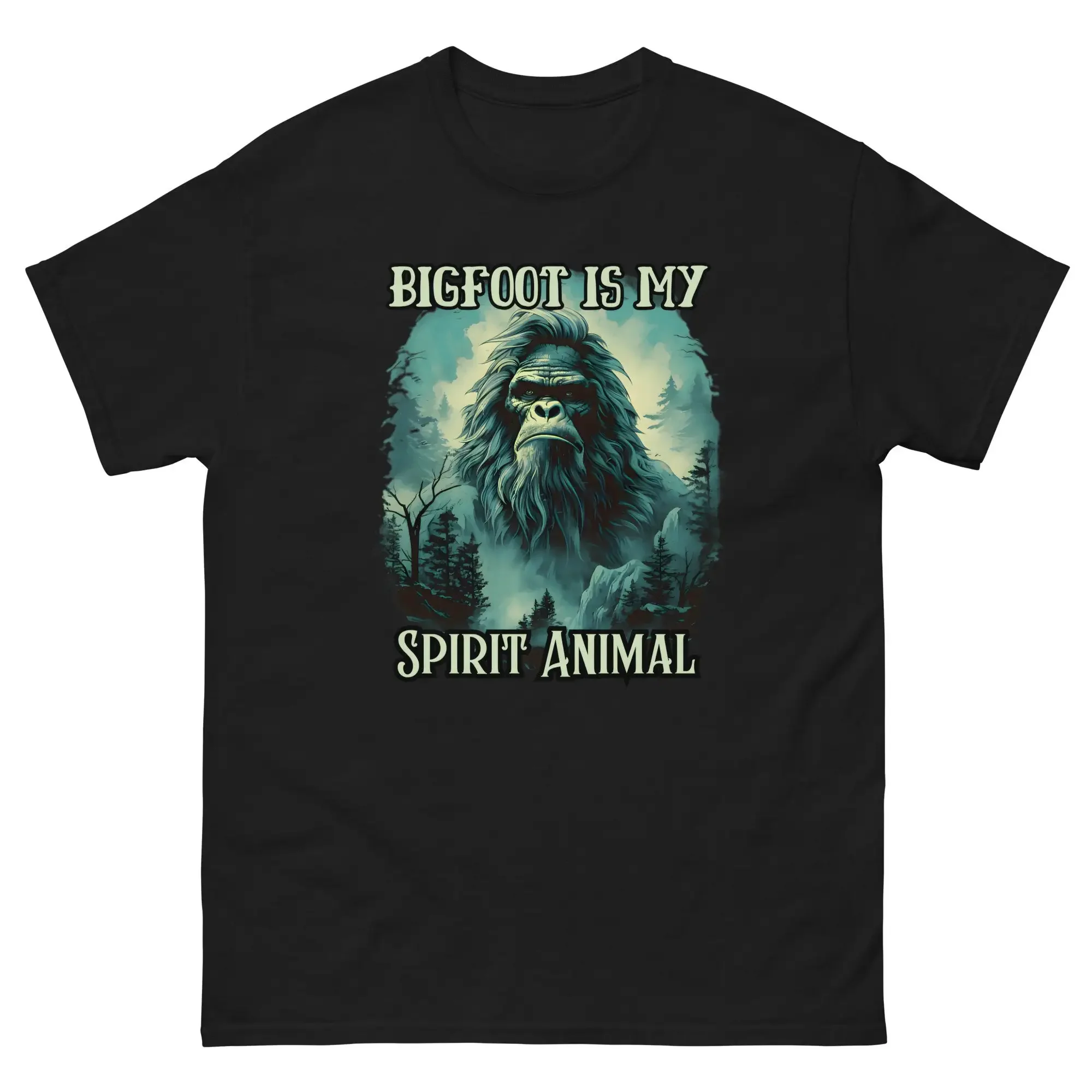 Bigfoot Is My Spirit Animal T Shirt