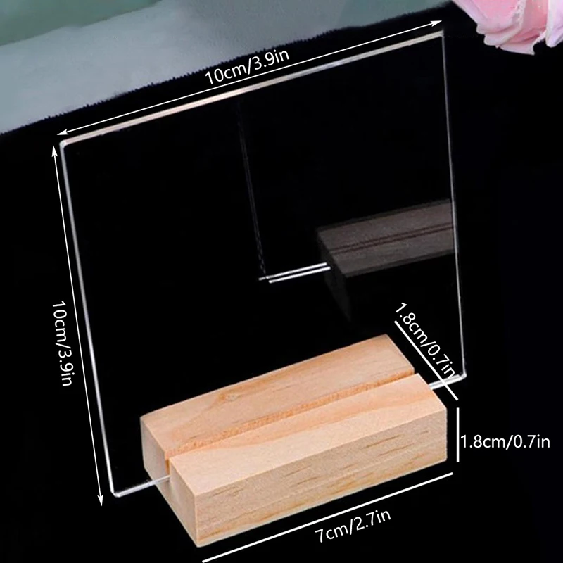 Tabellone in legno massello per nail art, scaffale da lavoro in acrilico, espositore da lavoro per unghie, strumento di archiviazione per esposizione di pezzi per unghie