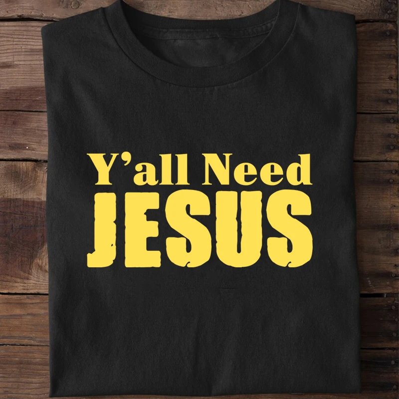 Jesus Christian TShirt Religious Hexagram Graphic Tops Faith Clothes Men Women Harajuku Streetwear O-neck Casual Ropa Hombre Tee