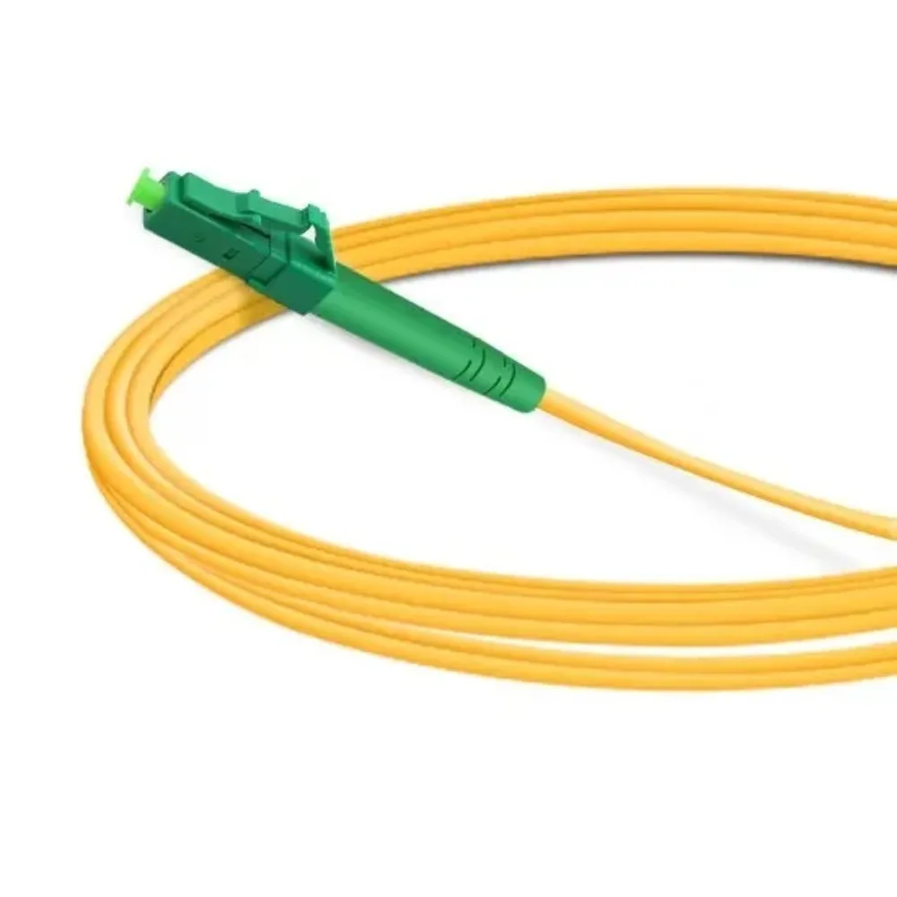 Simplex OS2 Single Mode Fiber Patch Cord LC APC to LC APC LSZH 2.0mm Low Smoke Zero Halogen Optical Cable For FTTH CATV Telecom
