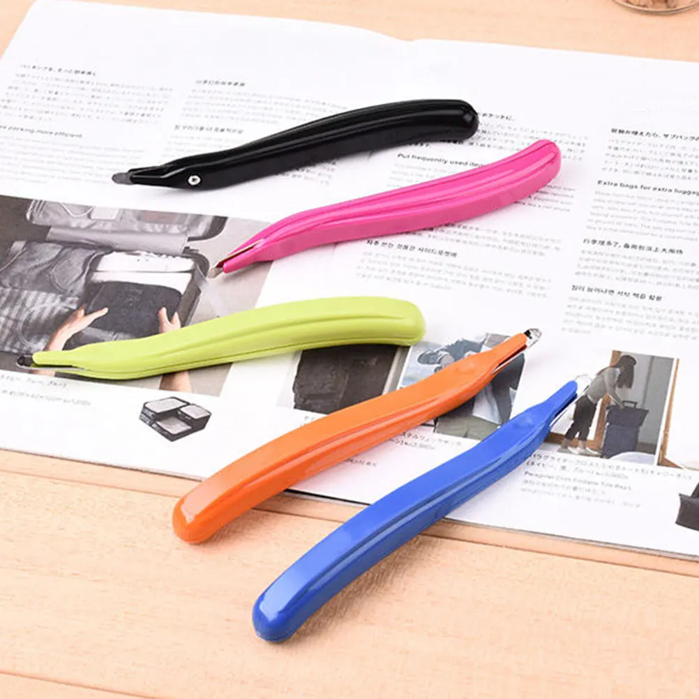 

2 Pcs Magnetic Staple Remover Pen Shape Blue Color Office School Maintenance Use Compact Lightweight Design Suitable for Home
