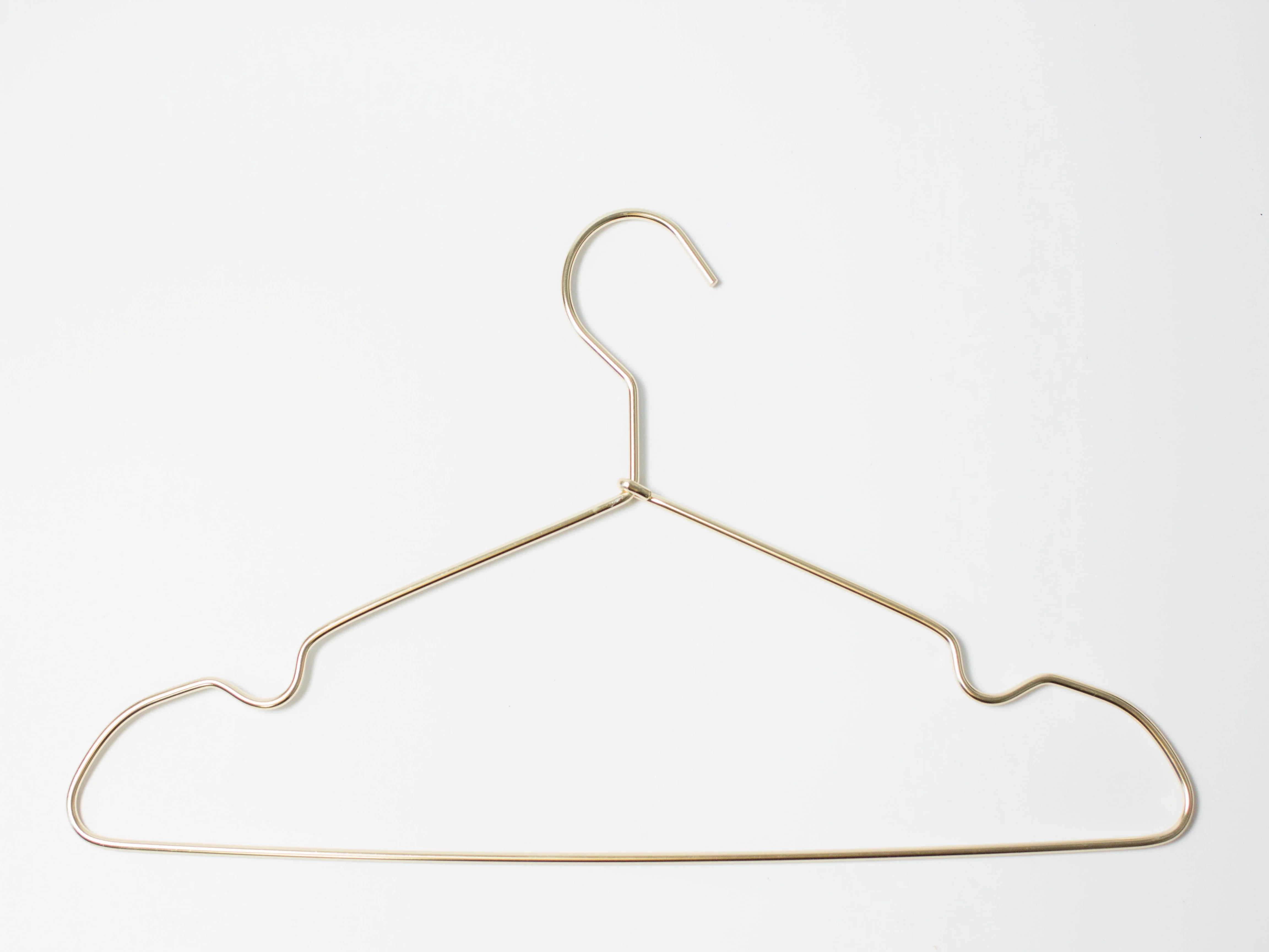 

10 PCS Metal Clothes Hanger Green Gold Garment Anti Slip （DN-2204-40-GGLD）