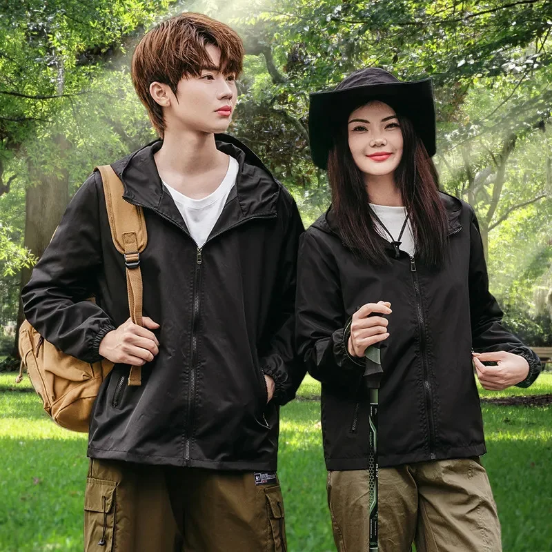 Couples Coat Women Spring Autumn New Hooded Jacket Explosions Fashion Outerwear Western Youth Double Fabric Overcoat Female Tops