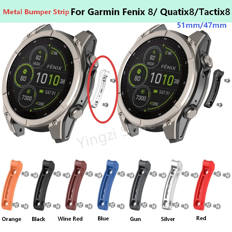 

Metal Strip For Garmin Fenix 8/Quatix 8/Tactix 8 AMOLED/SOLAR 47mm 51mm/Bumper Guard Anti-Collision Frame Watch Accessories