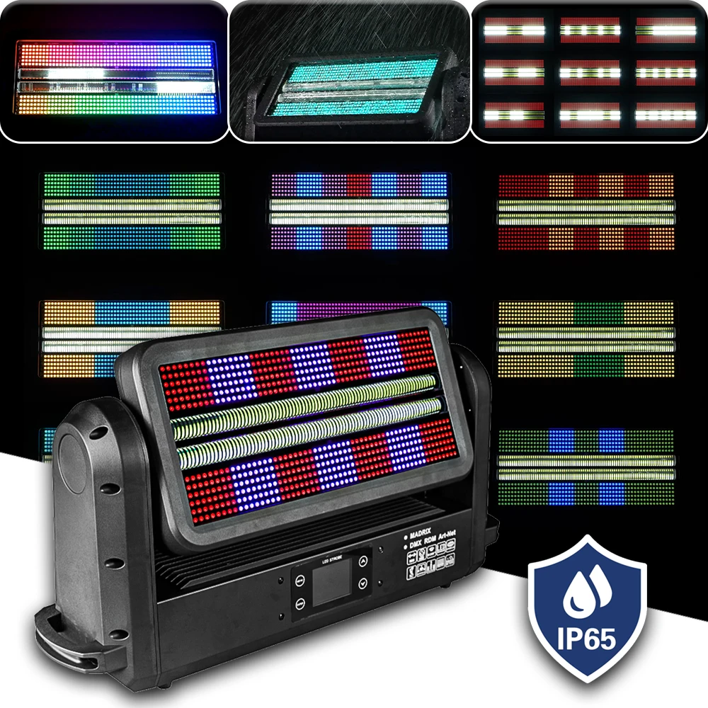 

Водонепроницаемый IP65 светодиод 15000 Вт RGBW 4 в 1, 14 + 28 зон, стробоскоп DMX, супер яркий DJ Wash Bar, стробоскоп, эффект освещения сцены дискотеки