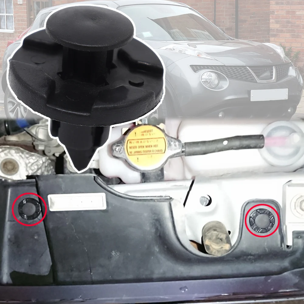 קליפס לקישוט קשת הגלגלים של הרכב, מחזיקי בועות מהירים לניסאן Juke F15 Cube Z12 2010 - 2013 2014