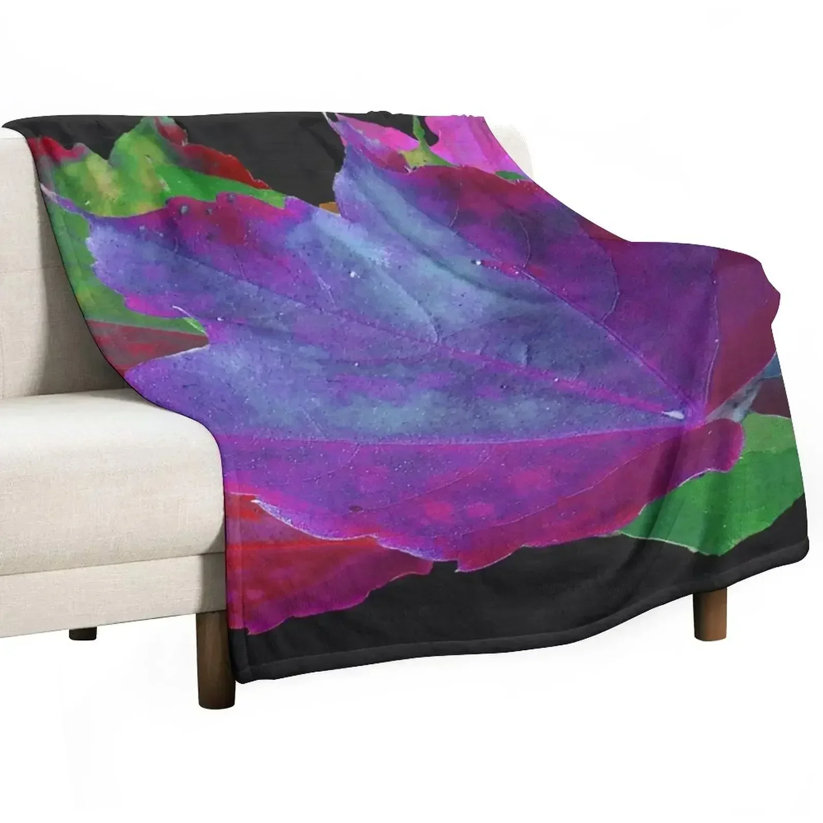 

Vivid Leaves Throw Blanket Blankets For Baby Summer Giant Sofa sofa bed Blankets