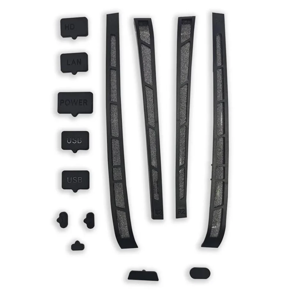 مجموعة سدادات الغبار من السيليكون ، قابس مقاوم للغبار ، غطاء مضاد للغبار لـ PS5 Slim ، بلاي ستيشن 5 Slim ، ملحقات وحدة التحكم ، 12 في 1