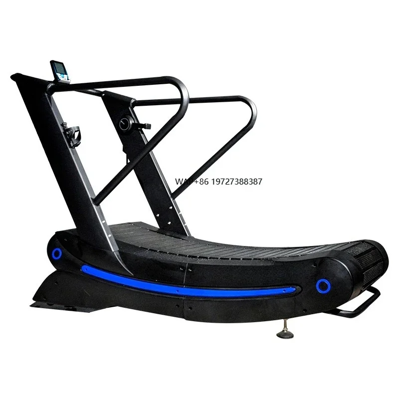Sports Air Runner Non-electric Unpowered Arc Treadmill with Fast Treadmill Sprint