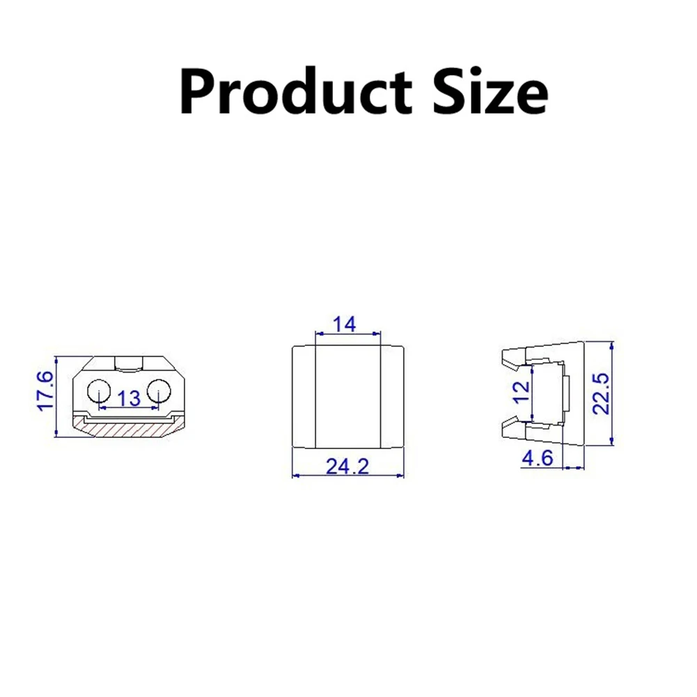 Replacement Chain Clip Compatible with Edge Banding Machine Conveyor Chain Blocks for Improved Process Continuity in Woodworking