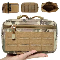 EDC Molle Tactical Pouch Waist Pack Compact Utility Pouches Waist Belt Bag Medical Bags Phone Case Outdoor Hunting Accessories