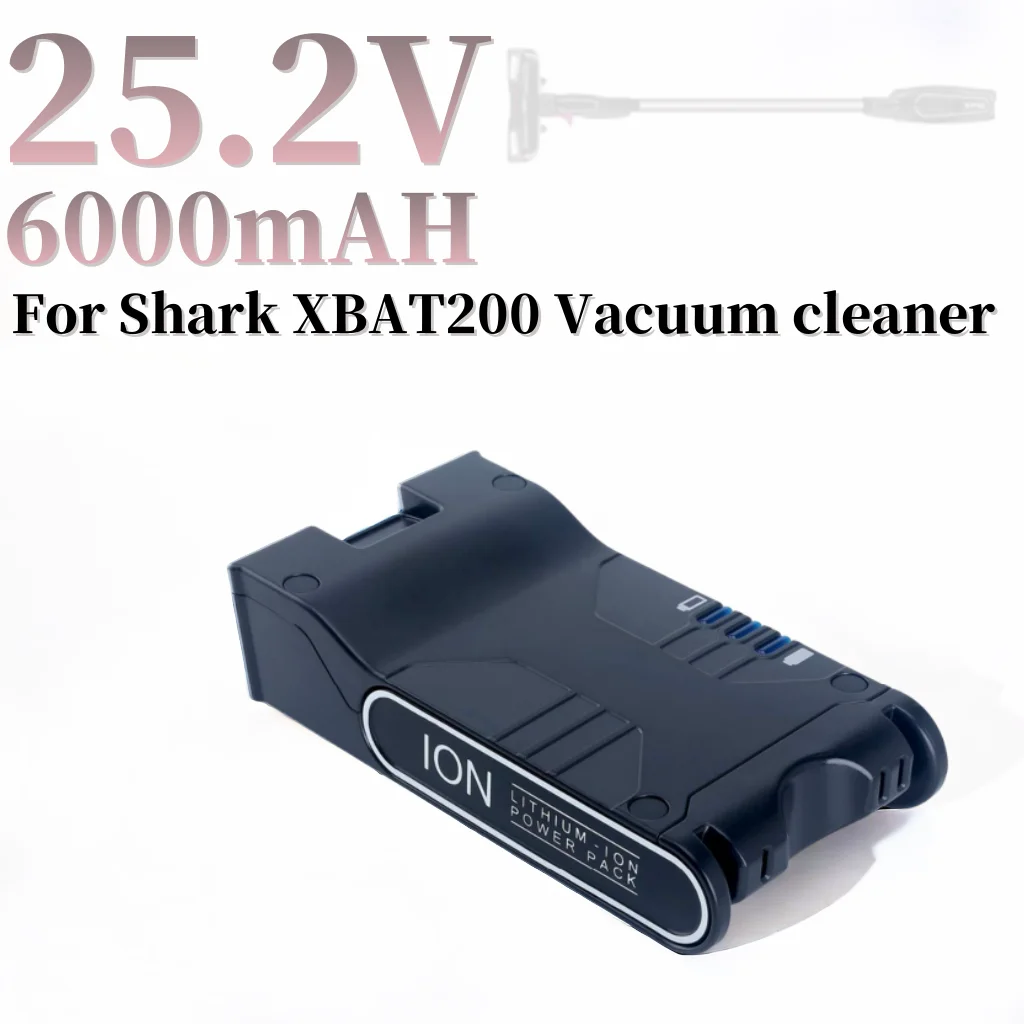 

Литий-ионный аккумулятор 25,2 В 6000 мАч для пылесосов Shark XBAT200 ION Rocket, IONFlex и IONFlex Cordless Vacuums.