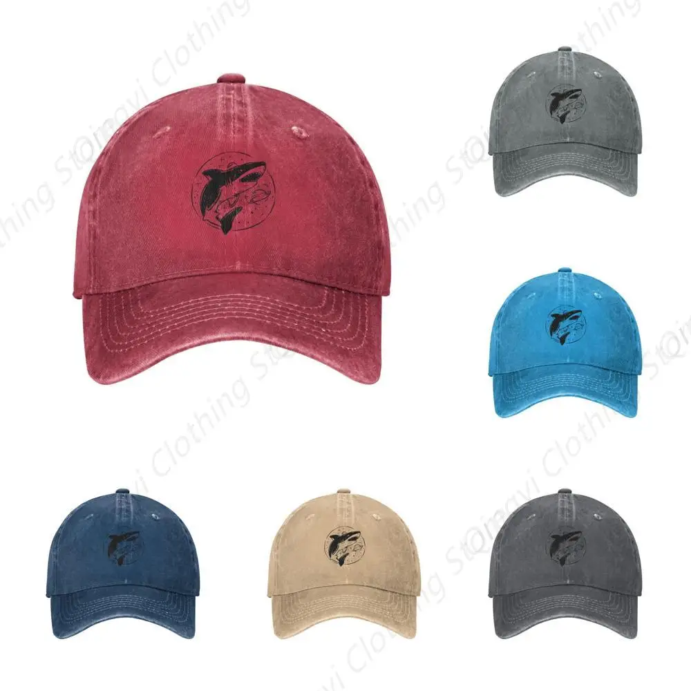 

Shark Space Baseball Cap for Men Women Adjustable Vintage Washed Golf Dad Hat Cotton Hats