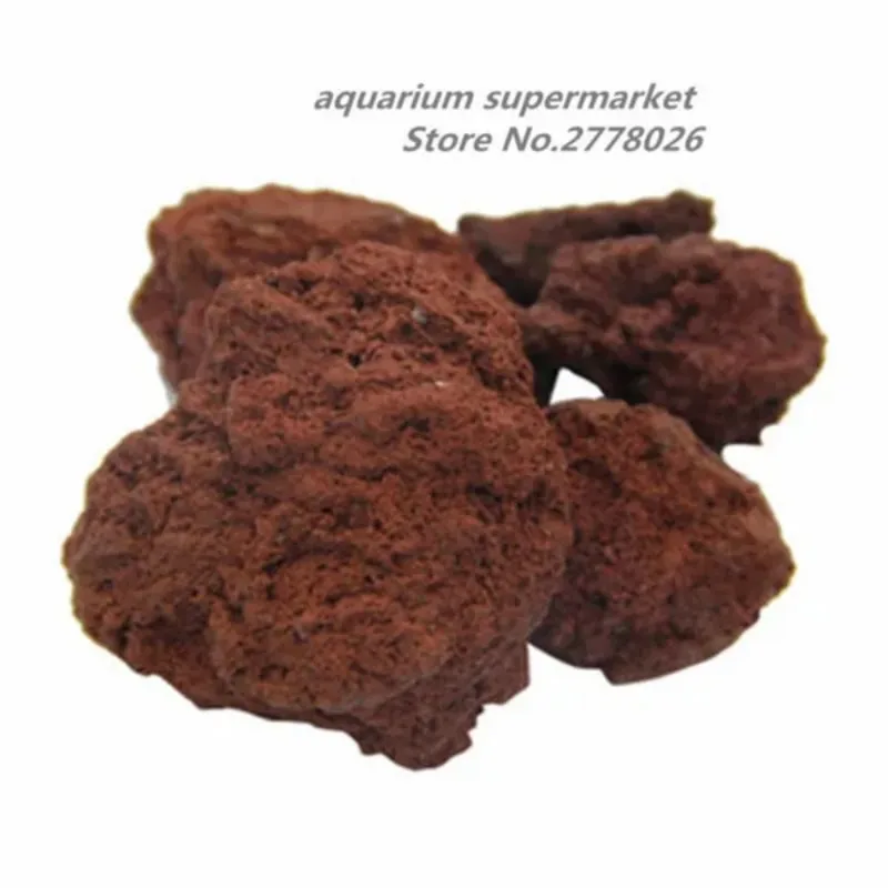 aquarium filter material fish tank landscape furnishing volcanic stone water plant grow fix fish tank bottom sand 300g